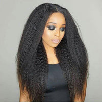 Fureya Hair 2021 New 150 Density 370 Lace Wigs Brazilian Kinky Straight Human Hair Wigs