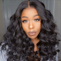 Fureya Hair 150% Density Wave Brazilian Hair 13x6 Lace front Human Hair Wig With Baby Hair